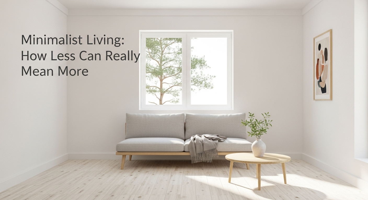 Minimalist Living: How Less Can Really Mean More