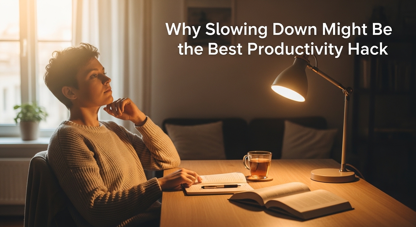 Why Slowing Down Might Be the Best Productivity Hack